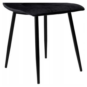SUPPLIES DENVER Jedálenská stolička v modernom štýle - čierna farba