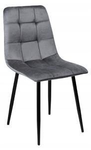 DENVER Jedálenská stolička v modernom štýle - šedá farba