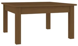 Konferenčný stolík medovo-hnedý 55x55x30 cm borovicový masív