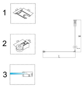 BPS-koupelny Štvorcový sprchový kút KZ1190B 90x90 chróm/transparent + vanička RIKO BL čierna