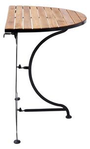 PARKLIFE Balkónový skladací stolík - hnedá/čierna