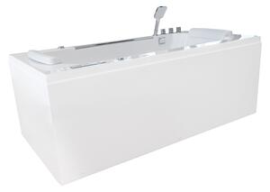 BPS-koupelny Hydromasážna vaňa MARBE 941 180x90 BIELA s ohrevom vody