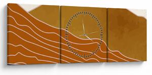 Obraz - Spacefrog design hory N⁰1 (s hodinami) (90x30 cm)
