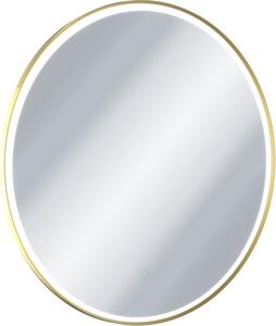 Excellent Corido zrkadlo 80x80 cm okrúhly s osvetlením zlatá DOEX.CO080.GL