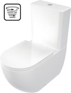 Deante WC kombi bez okraja Jasmin so zadným odpadom a WC sedadlom SoftClose - CDJD6RRS