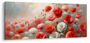 Obraz - Maľba vlčích makov (120x50 cm)