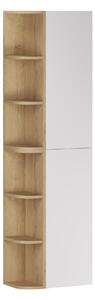 Comad Set kúpeľňového nábytku Aster White 30 biela mat polica 15 cm