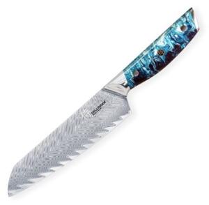 DELLINGER nůž Santoku Blue 170 mm Resin Future