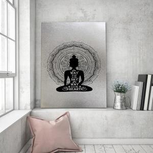 Obraz na plátně Meditující Buddha - 40x60 cm