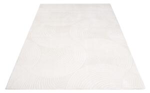 Dekorstudio Jednofarebný koberec FANCY 647 - smotanovo biely Rozmer koberca: 120x160cm