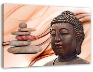 Obraz na plátně Buddhův kámen - 60x40 cm