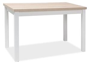 Najlacnejsinabytok ADAM jedálenský stôl 100x60 cm, dub Sonoma / biela