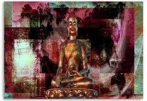 Obraz na plátně Abstraktní malba Buddhy - 60x40 cm