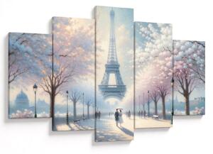 Obraz - Maľba z Paríža (150x105 cm)