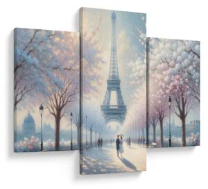 Obraz - Maľba z Paríža (90x60 cm)