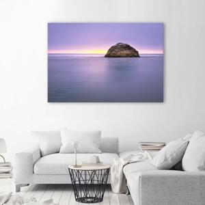 Obraz na plátně Sukně na moři Fialová - 60x40 cm