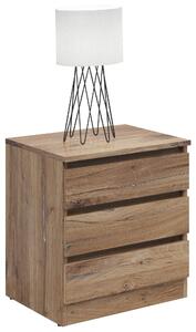 NOČNÝ STOLÍK, tmavý dub, 45/52/42 cm - Online Only spálne, Online Only