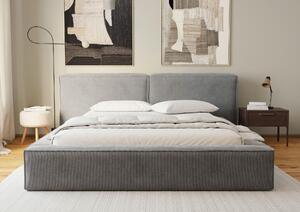 ČALÚNENÁ POSTEĽ, 180/200 cm, antracitová Boxxx - Online Only spálne, Online Only