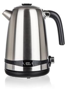 Activer Rýchlovarná kanvica s termostatom Rubis 1,7 l, nerez/čierna