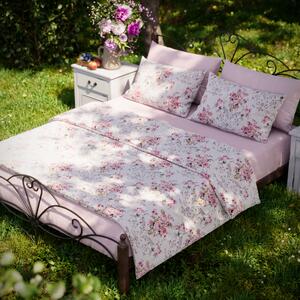 Kvalitex Klasické posteľné obliečky PROVENCE 140x200, 70x90cm Cler růžová