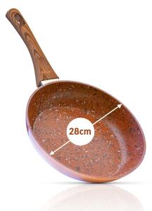 Mediashop Panvica Copper & Stone Pan - 28 cm - Livington