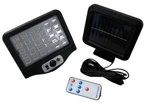 Solárna nástenná lampa so solárnym panelom WORTH AIR W-780-7