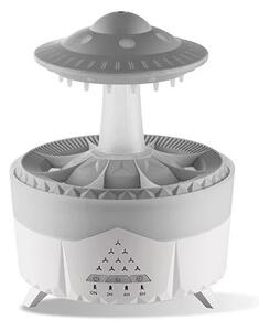 Aromaterapeutický zvlhčovač a difusér UFO Raindrop s LED lampou