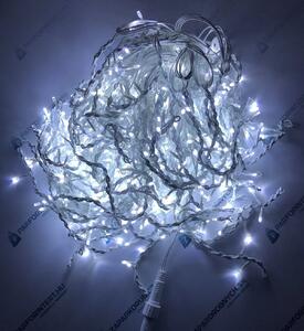 Vonkajší LED vianočný záves 25M+ 500LED - cold white
