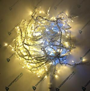 Vonkajší LED vianočný záves 25M+ 500LED - warm white