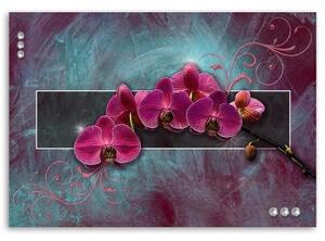 Obraz na plátně Květiny fuchsiové orchideje - 60x40 cm