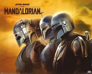 Plagát, Obraz - Star Wars: The Mandalorian S3 - The Mandalorian Creed, (50 x 40 cm)