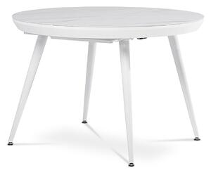 Jedálenský stôl Hendor-409M-WT (biela) (pre 4 až 6 osôb). Vlastná spoľahlivá doprava až k Vám domov. 1042768