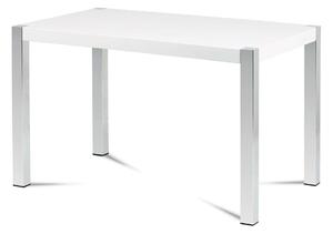 Jedálenský stôl Attas-2066-WT (biela + chróm). Vlastná spoľahlivá doprava až k Vám domov. 1042766