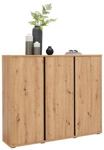 SKRINKA NA TOPÁNKY, farba duba, 145/120/34 cm Xora - Skrine, regály & police na topánky