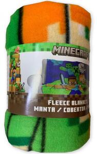 Fleecová deka Minecraft - motív The main characters - 100 x 140 cm
