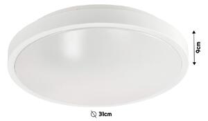 ECO LIGHT Okrúhle LED stropné svietidlo - 2xE27 - biele