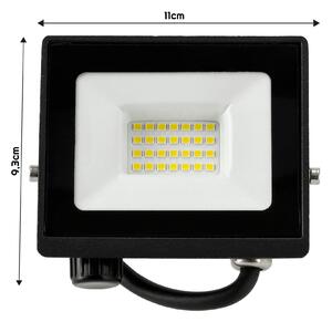BERGE LED reflektor 20W - 2v1 - PIR - neutrálna biela