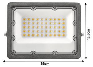 BERGE LED reflektor 50W - vodeodolný - neutrálna biela