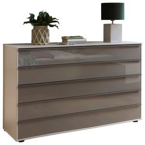 KOMODA, hnedá, sivá, 141/86/43 cm Dieter Knoll - Komody