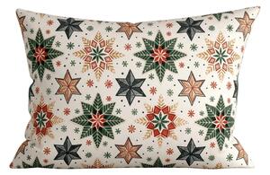 Obliečka na vankúš z mikrovlákna CHRISTMAS STAR 50x70 cm, farebný