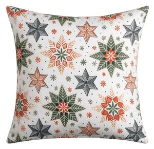 Obliečka na vankúš z mikrovlákna CHRISTMAS STAR 45x45 cm, farebný