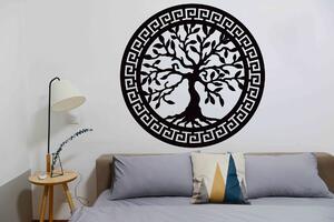 Drevený strom života na stenu - Tree kruh