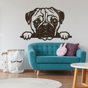 DUBLEZ | Moderný obraz na stenu - Pes Mops