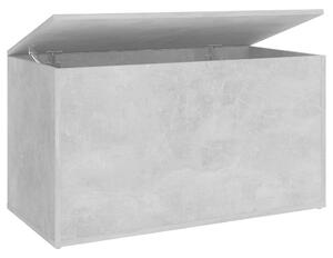 Úložná truhlica, betónovo sivá 84x42x46 cm, kompozitné drevo