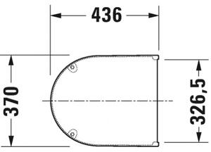 Duravit Starck 3 - WC sedátko, biela 0063810000
