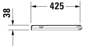 Duravit Starck 3 - WC sedátko, biela 0063810000