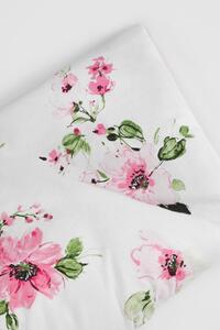 Flanelové obliečky Pinki biela 140x200 cm