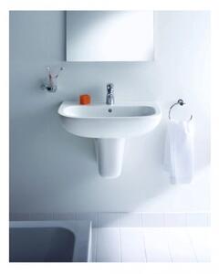 Duravit D-Code - Umývadlo 650x500 mm, s prepadom, biela 23106500002