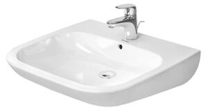 Duravit D-Code - Umývadlo 600x550 mm, s prepadom, biela 2312600002