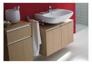 Duravit D-Code - Umývadlo 650x500 mm, s prepadom, biela 23106500002